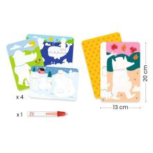 Colouring with water - 4 seasons