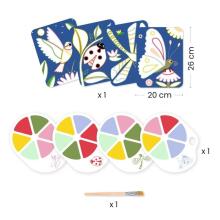 Palette painting - Creepy crawlies
