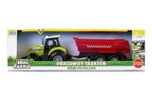 ARTIKULS 132919 Mini lauksaimniecības traktors ar piekabi