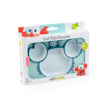GILIGUMS GG Premium crab plate turquoise and white