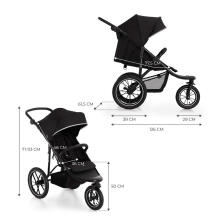 KINDERKRAFT Helsi 2 Black Stroller