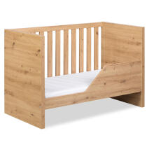 Klups Amelia Art.233082 Oak Детская деревянная кроватка 120x60см