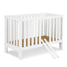 Klups Amelia Art.233083 White Children's wooden crib 120x60 cm