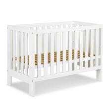 Klups Amelia Art.233083 White Children's wooden crib 120x60 cm