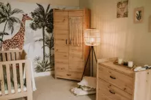 Klups Amelia Art.233122 two-door wardrobe, oak