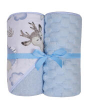 MARINI 547 Bath cover PRINT TERRY 100x100 cm + blanket CUBE 80x90 cm