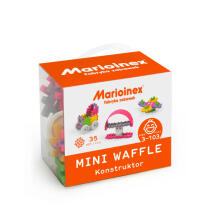 MARIOINEX 902790 Mini waffle blocks 35 pcs. Constructor (girl)