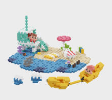 MARIOINEX 903155 Waffle mini blocks - beach 148 pcs.
