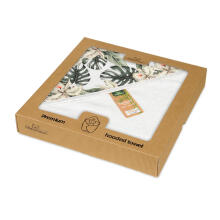 MATEX Bath cover BAMBOO DESIGN 100x100 [TB0418_01]white