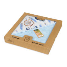 MATEX Bath cover BAMBOO DESIGN 100x100 [TB0418_24] blue