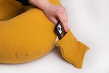MATEX MiniRELAX muslin positioning pillow 150 cm [TB0466_06] mustard