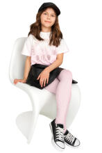 NOVITI RM009-G-02 Micro tights 40 den powder pink stripes 140/146