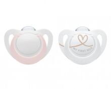 NUK 730690 Silicone soother 0-2m STAR 2pcs/box
