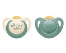 NUK 737877 Latex Soother 18-36m FOR NATURE 2 pcs box