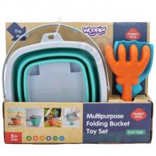 WOOPIE 43759 Square Folding Bucket Blue