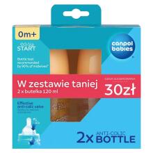 CANPOL 0440 Bottle 120 ml duopack