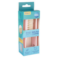 CANPOL 2/424 Hair brush + comb soft pink