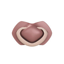 CANPOL 22/655 Soothing silicone symmetrical pacifier 0-6 months Pure Color 2 pcs pink