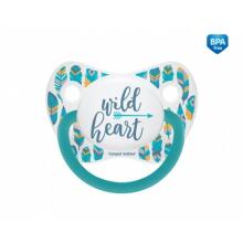 CANPOL 23/288 Silicone soother 0-6m symmetric Wild coral