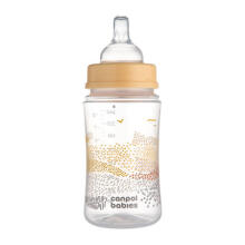 CANPOL 35/243 Anti-colic bottle EasyStart 240ml MOUNTAINS beige