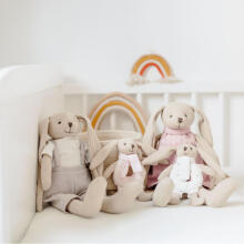 CANPOL 80/200 Mīksta rotaļlieta Bunny bēšs