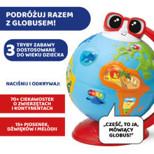 CHICCO 00011207000130 EDU Говорящий глобус PL