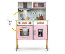 MILLY MALLY Wooden kitchen Bjorn - Pink