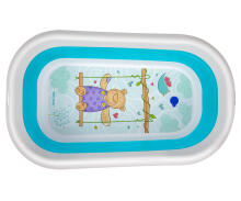 MILLY MALLY Folding Bathtub Aqua blue