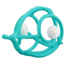 Mombella 00604 Teal Snail Rattle Zobi