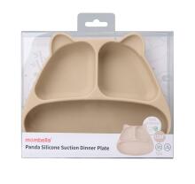 Mombella 01513 Panda gaiši brūna piesūcekņa plate
