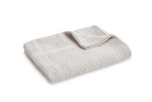 OPENWORK BLANKET MOLI LIGHT GREY