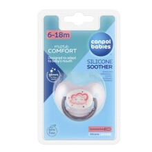 CANPOL BABIES soother silicone orthodontic Night Dreams, 6-18m, 22/501_gre