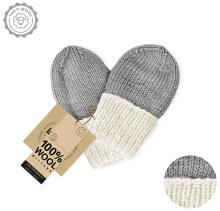 La Bebe™ Lambswool Natural Eco Baby Gloves Art.236271 Grey Натуральные шерстяные варежки для новорожденного