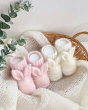 La Bebe™ Lambswool Natural Eco Socks/Booties  Art.236525 Натуральные шерстяные носочки/сапожки для новорожденного
