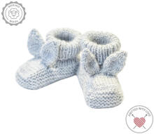 La Bebe™ Lambswool Natural Eco Socks/Booties Art.236526 Natural wool socks/boots for newborns