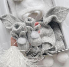La Bebe™ Lambswool Natural Eco Socks/Booties Art.236526 Natural wool socks/boots for newborns