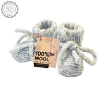 La Bebe™ Lambswool Natural Eco Socks/Booties Art.236526 Natural wool socks/boots for newborns