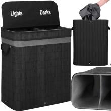 Бамбуковая корзина для белья Springos HA0159 100л
