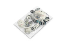 BLACK&WHITE TRAVEL TOY ELEPHANT