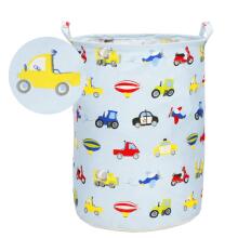 Storage basket for toys and clothes Springos HA0138, 63 L, with handles, light blue