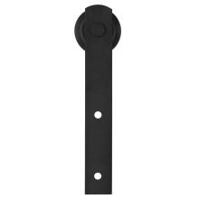 Sliding door system Springos HA5009, 183 cm, rail up to 100 kg, barn door, steel, black