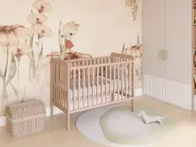 YappyKids Uno Beech Wood Art.236814 Natural Bērnu koka gultiņa