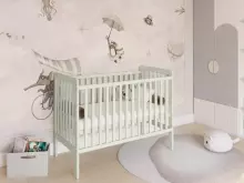 YappyKids Uno Beech Wood Art.236833 Pistachio  Bērnu koka gultiņa