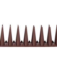 Anti-Bird Spikes Springos GA0018, Plastic Pigeon Repellent Strip, 12 pcs, Brown