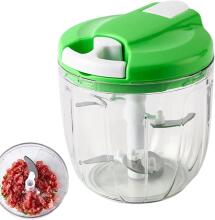 Firulab Hand Pull Onion Chopper Art.236973 Mini blenderis / smalcinātājs bernu pārtikai,900ml