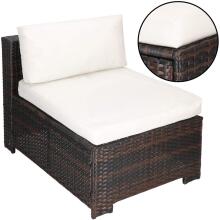 Модульный набор садовой мебели Springos GF0062 стол, кресло, диван, 4 модуля, коричнево-кремовый