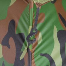 Camping tent 2-person Springos PT010 camouflage with mosquito net and UV filter