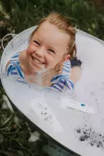 Luuv Bath Bubbles Art.237230 Dabīgas bumbieru aromāta vannas putas bērniem 200ml