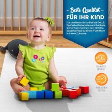 Kidu® Wood Playpen XXL  Art.237352 Grey /Natural  Koka manēža no 8 elementiem