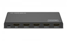 HDMI dalītājs 1x4, 4K/60Hz UHD ar HDR, 18 Gbps, HDCP 2.2, EDID